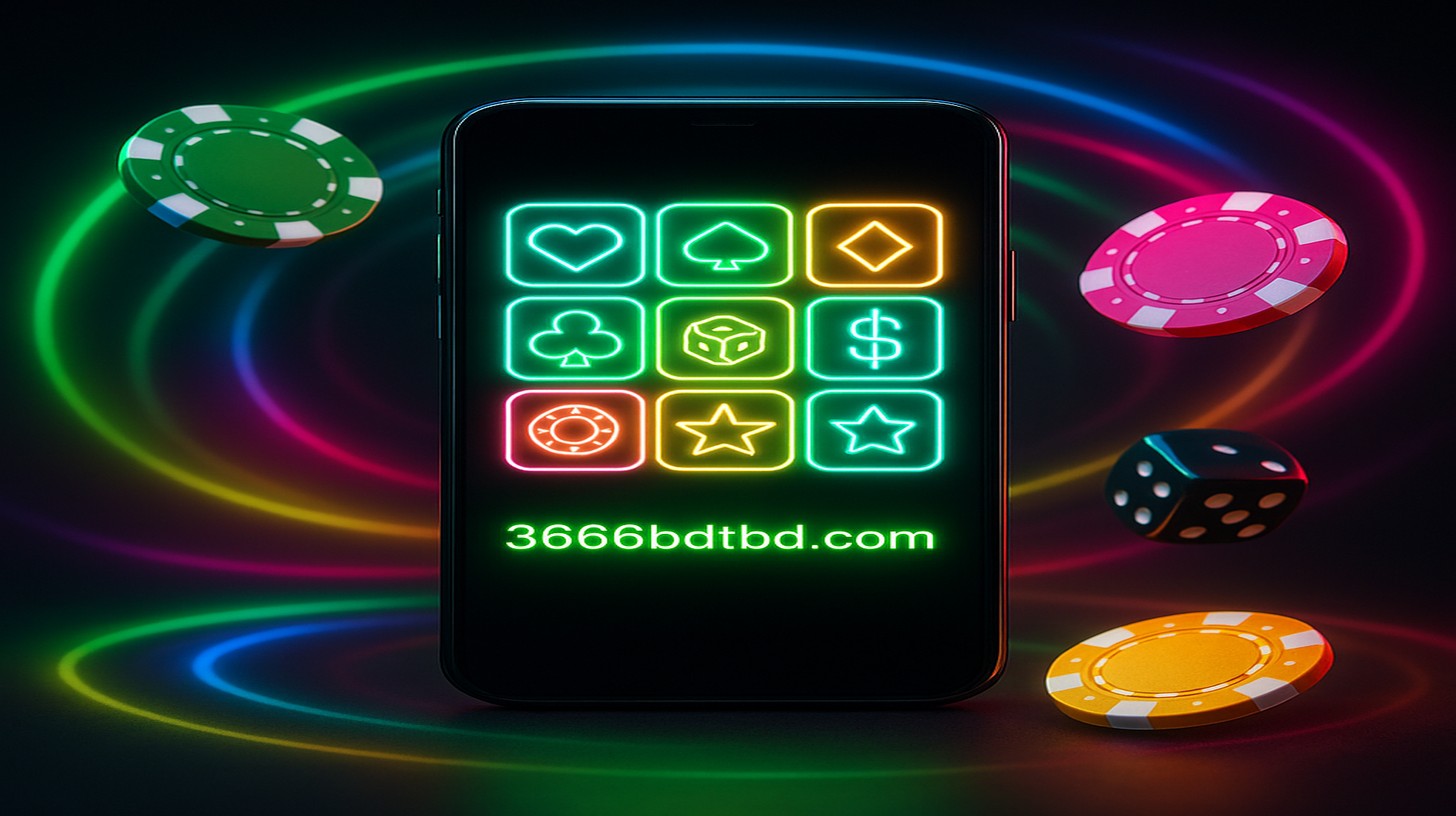 3666bdt অ্যাপ ব্যানার—একটি প্রচারমূলক গ্রাফিক্যাল ব্যানার